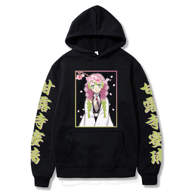 Sweat à Capuche Demon Slayer Mitsuri Adulte Homme Femme Manches Longues