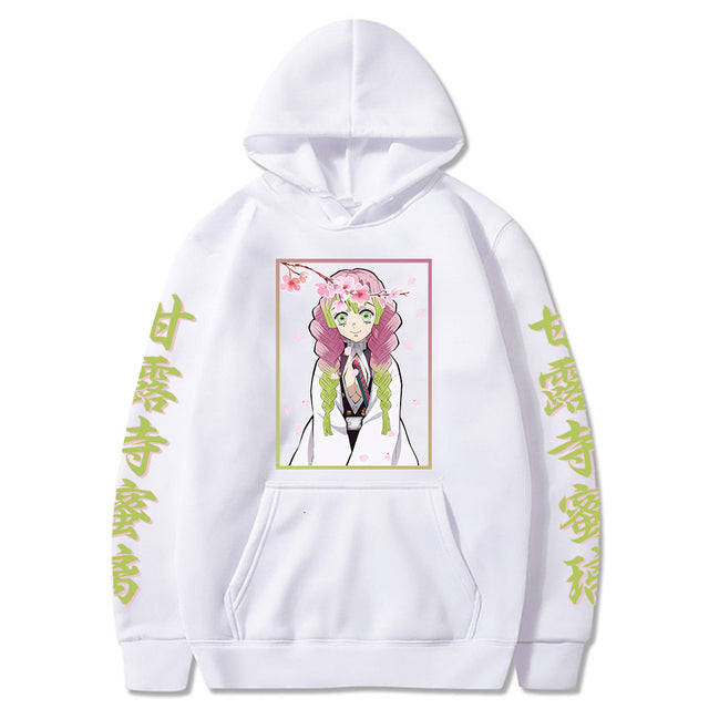 Sweat à Capuche Demon Slayer Mitsuri Adulte Homme Femme Manches Longues