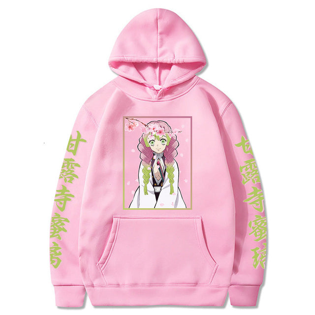 Sweat à Capuche Demon Slayer Mitsuri Adulte Homme Femme Manches Longues