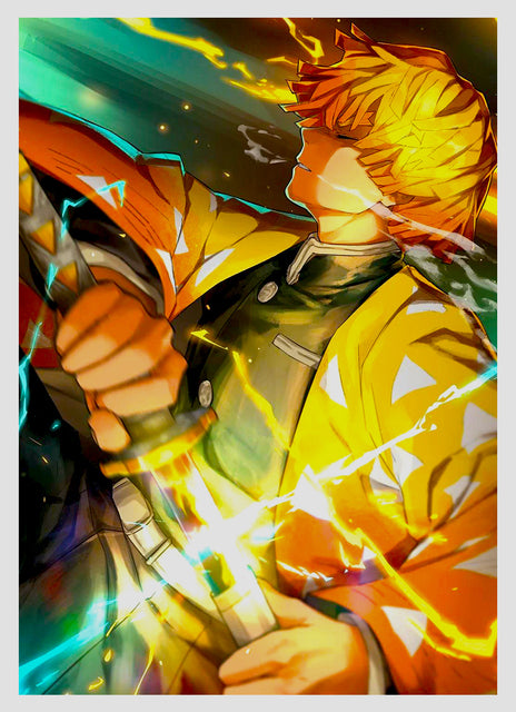 Poster Zenitsu Demon Slayer