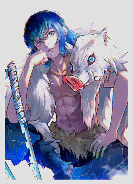 Poster Inosuke Hashibira Demon Slayer