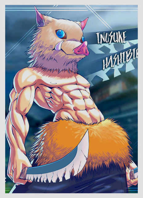 Poster Inosuke Cacciatore di demoni