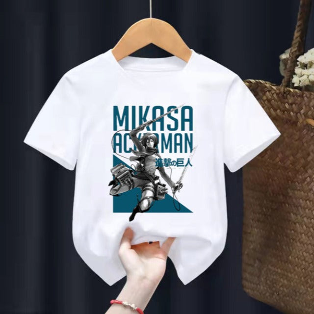 T-shirt Enfant Mikasa SNK 