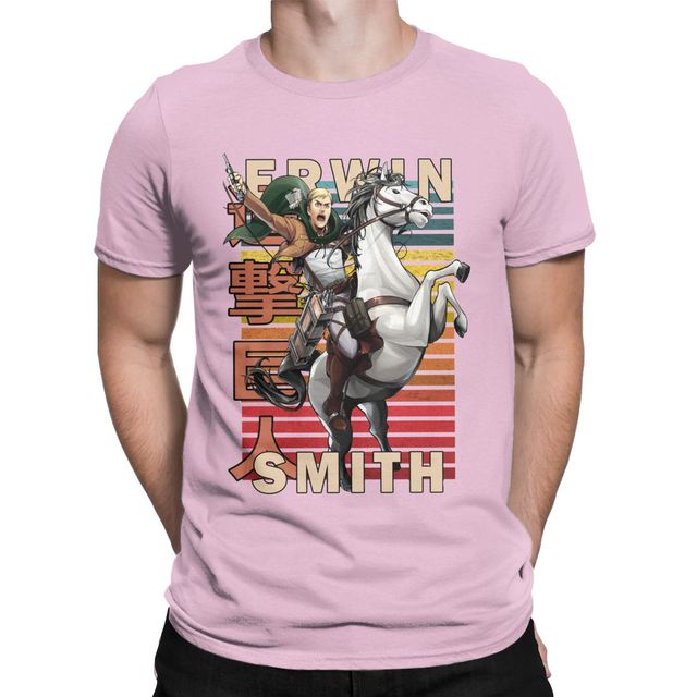 T-Shirt Maglietta L'Attacco dei Giganti Erwin Smith
