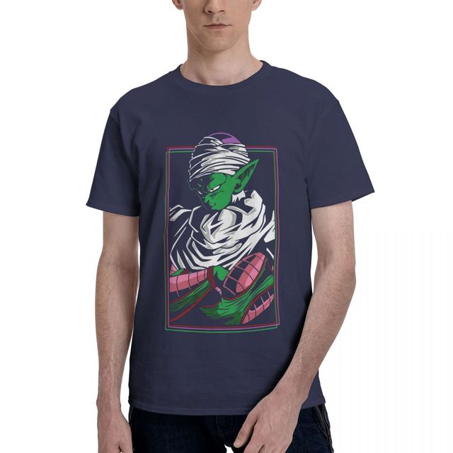 T-shirt Piccolo Dragon Ball Manga Floqué Adulte Homme Femme Courtes Manches