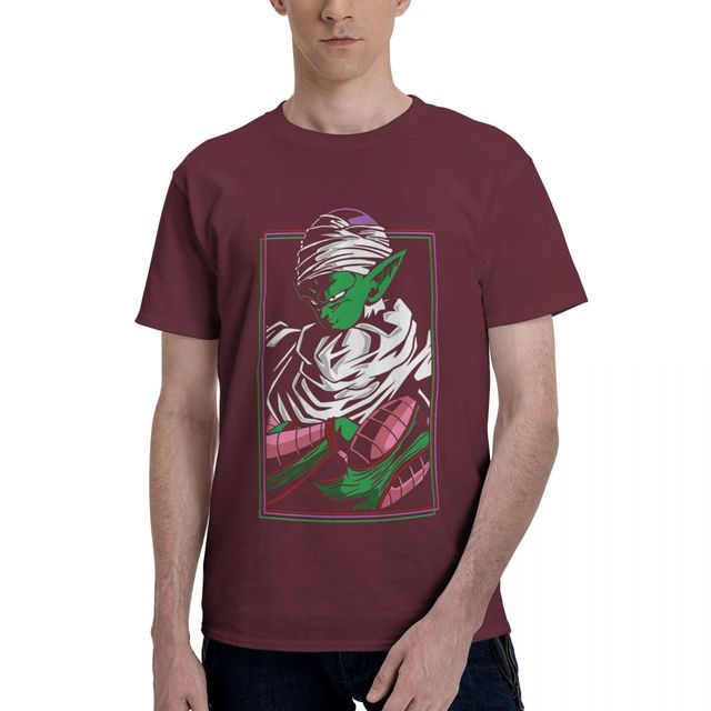 T-shirt Piccolo Dragon Ball Manga Floqué Adulte Homme Femme Courtes Manches