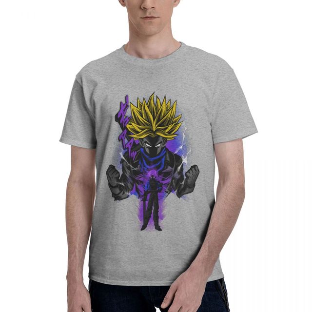 T-shirt Trunks Dragon Ball Manga Floqué Adulte Homme Femme Courtes Manches