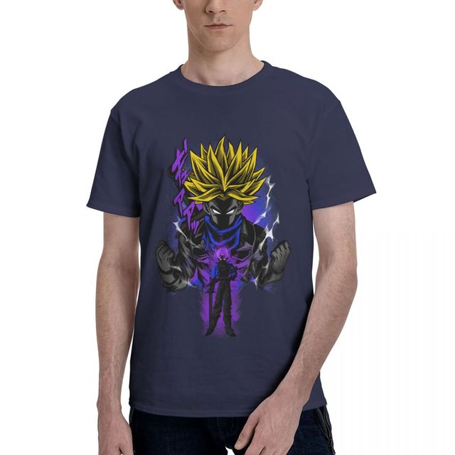 T-shirt Trunks Dragon Ball Manga Floqué Adulte Homme Femme Courtes Manches