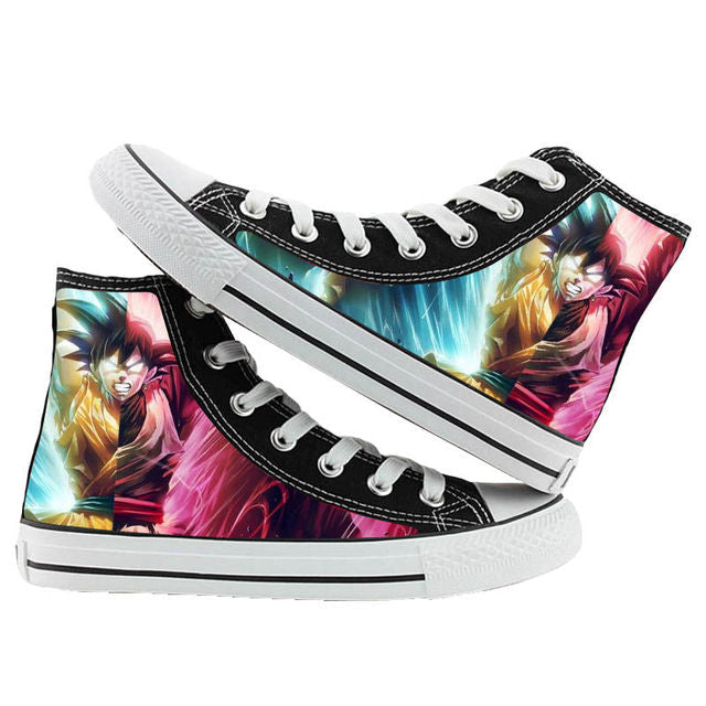 Chaussures Goku vs Black Goku Dragon Ball Baskets Sneakers Adulte Homme Femme