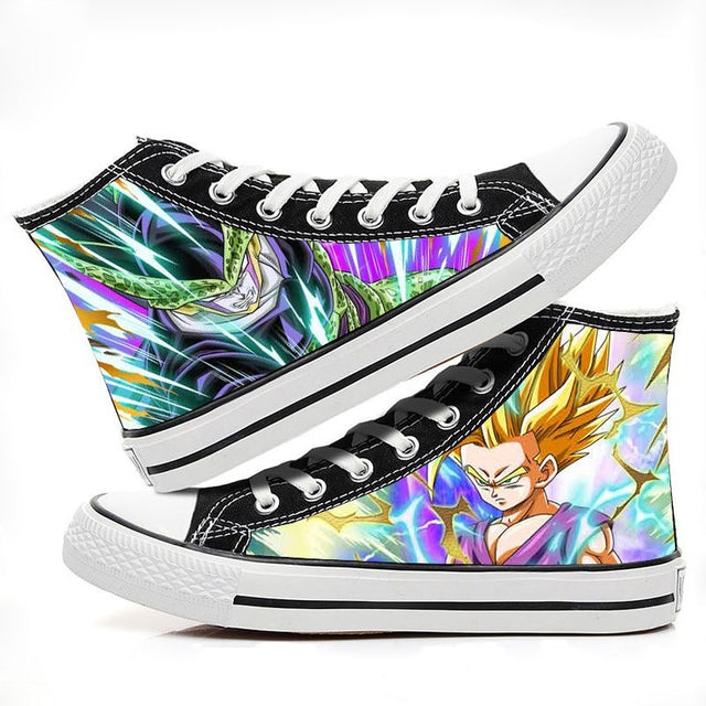 Chaussures Gohan vs Cell Dragon Ball Baskets Sneakers Adulte Homme Femme