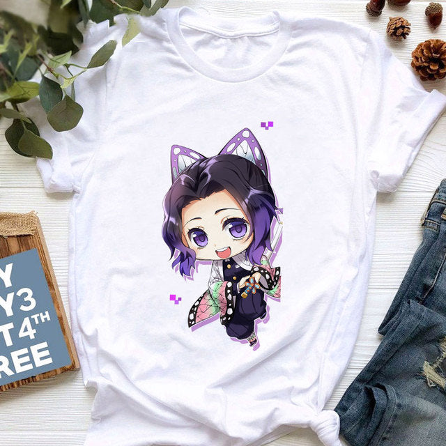 T-shirt Enfant Shinobu Demon Slayer Garçon Fille