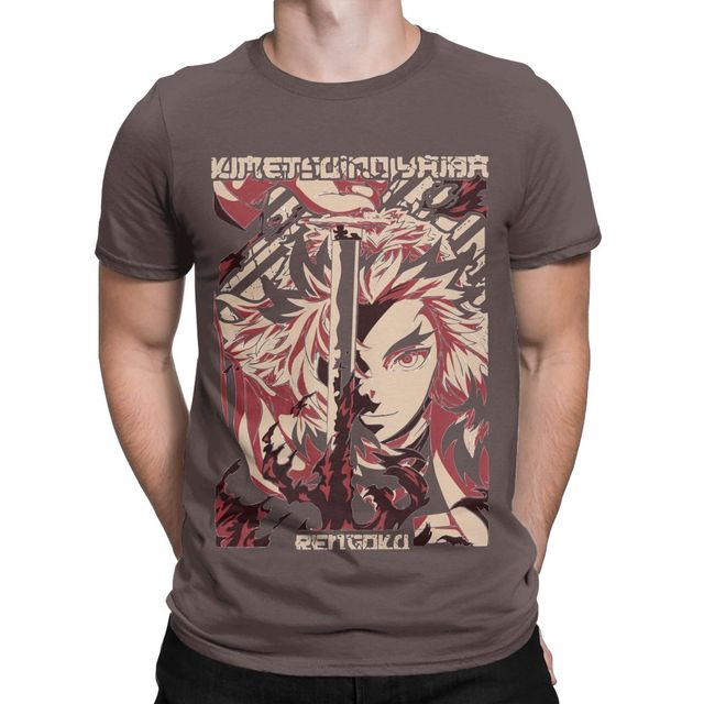 T-shirt Kyojuro Rengoku Pilastro della Fiamma Demon Slayer