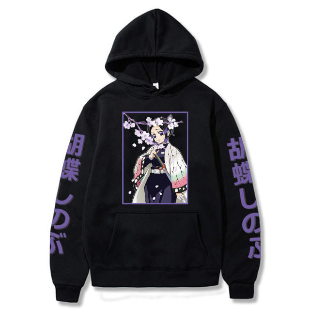 Pull Shinobu Demon Slayer Adulte Homme Femme Manches Longues