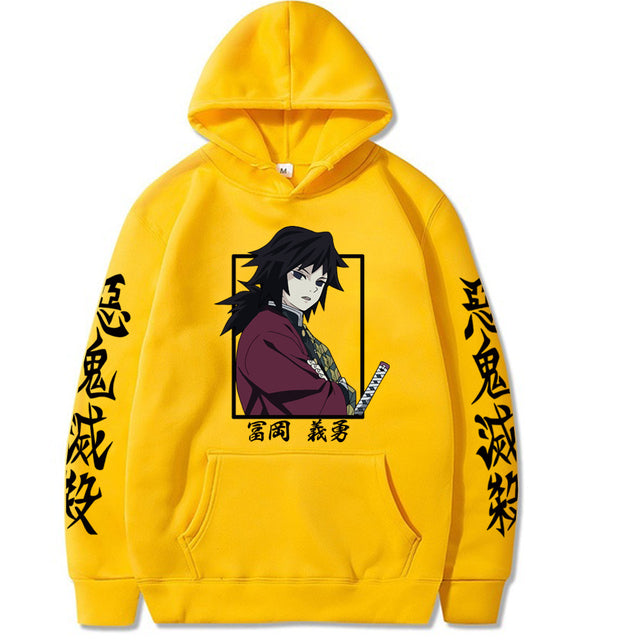 Dämon Slayer Giyu Tomioka Hoodie Erwachsene Männer Frauen Langarm