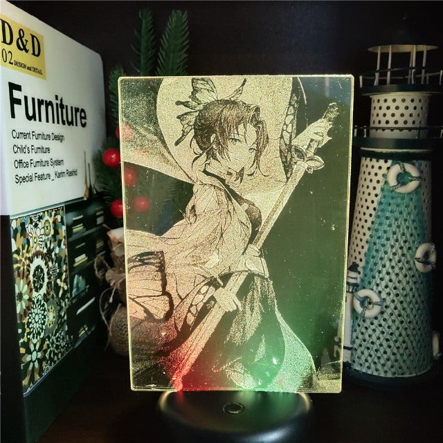 Lampada 3D Shinobu Kocho Demon Slayer