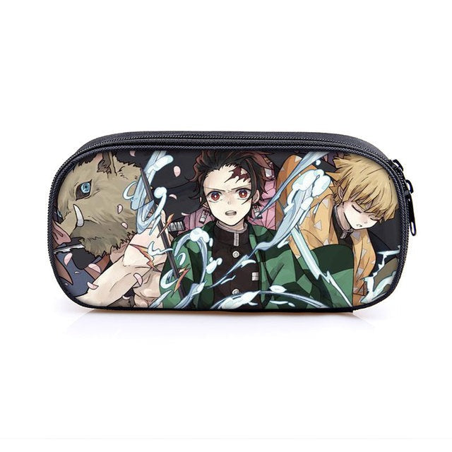 Estuche para lápices Tanjiro Zenitsu Inosuke Demon Slayer