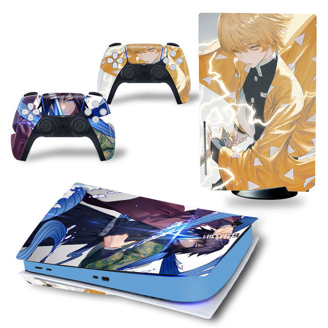 Zenitsu x Giyu Demon Slayer PS5 Aufkleber
