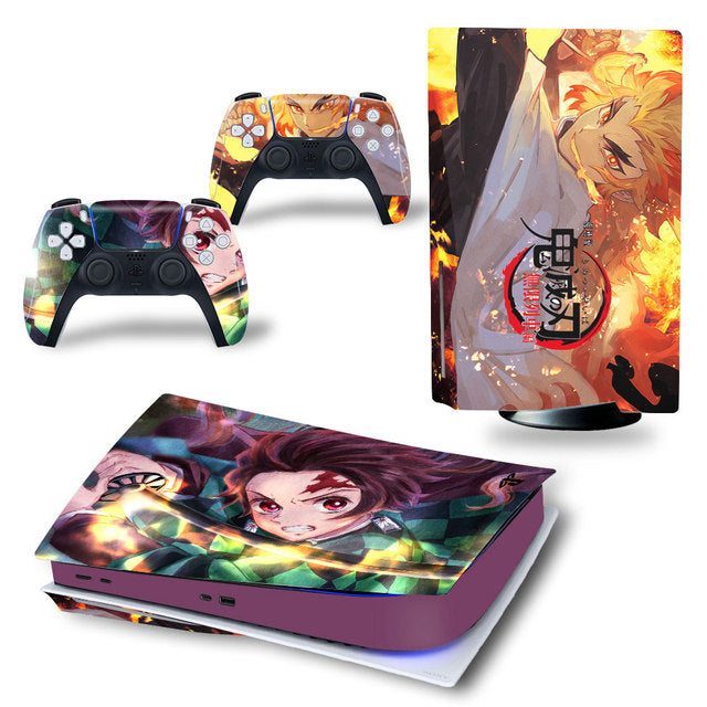 Sticker PS5 Kyojuro & Tanjiro Demon Slayer