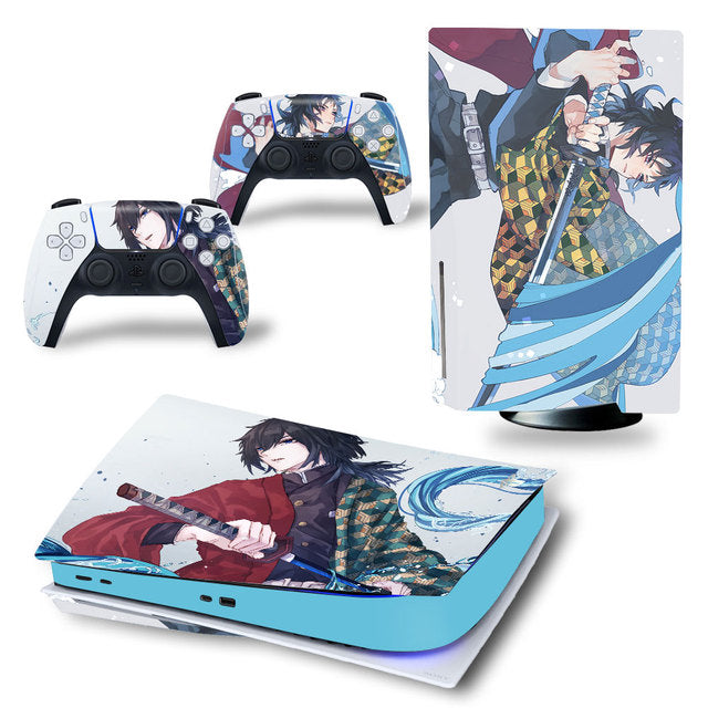 Sticker PS5 Giyu Demon Slayer