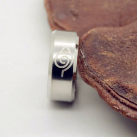 Bague Konoha Naruto