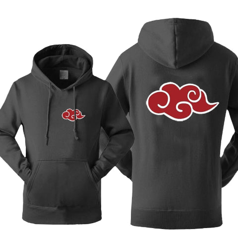 Sweat Akatsuki à Capuche Noir