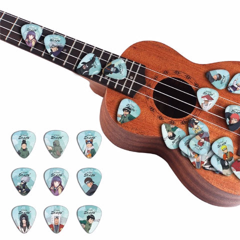 Naruto-Gitarrenplektren, 10er-Pack