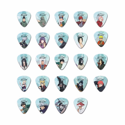 Naruto-Gitarrenplektren, 10er-Pack
