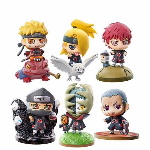 Pack Figurines Akatsuki