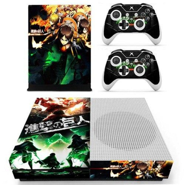 Sticker Xbox Armin Eren Mikasa Attack on Titan