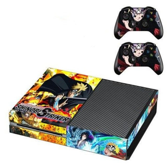 Sticker XboX Naruto Boruto Shinobi Striker Autocollant Console & Manette Manga