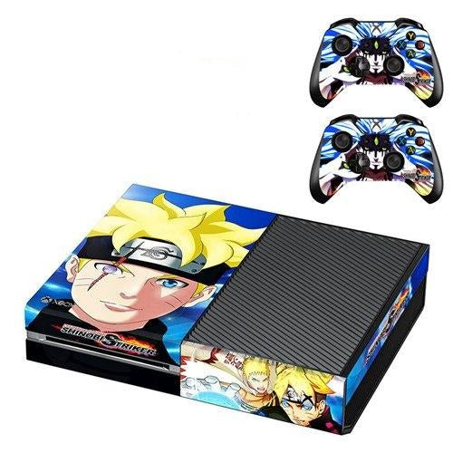 Sticker XboX Boruto vs Momoshiki Autocollant Console & Manette Manga Naruto