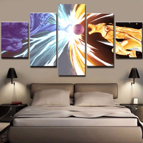 Tavolo 5 pezzi Naruto Deco Canvas Wall Frame Manga