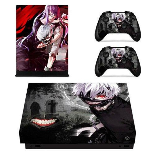 Adesivo per console e controller XboX One Rize e Ken Kaneki Tokyo Ghoul