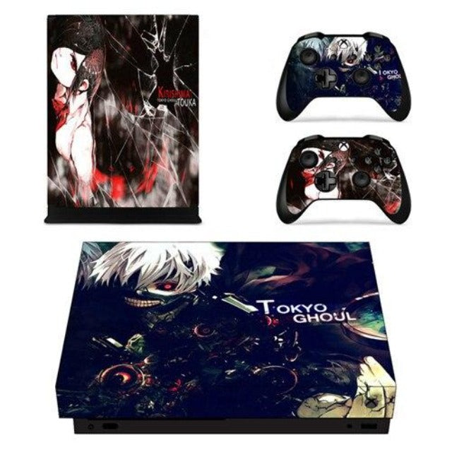 Adesivo per console e controller XboX One Ken Kaneki e Touka Tokyo Ghoul