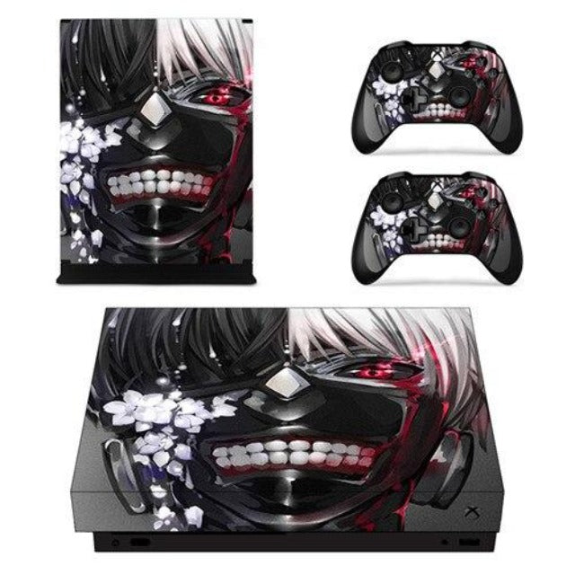 Sticker XboX Ken Kaneki Masque Tokyo Ghoul Autocollant Console &amp; Manette