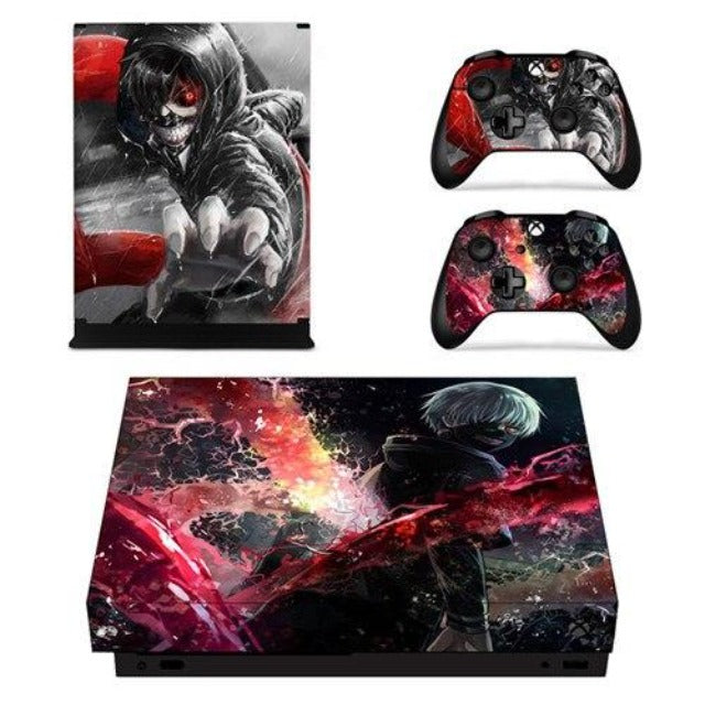 XboX One-Aufkleber Tokyo Ghoul Ken Kaneki Tagune Konsolen- und Controller-Aufkleber