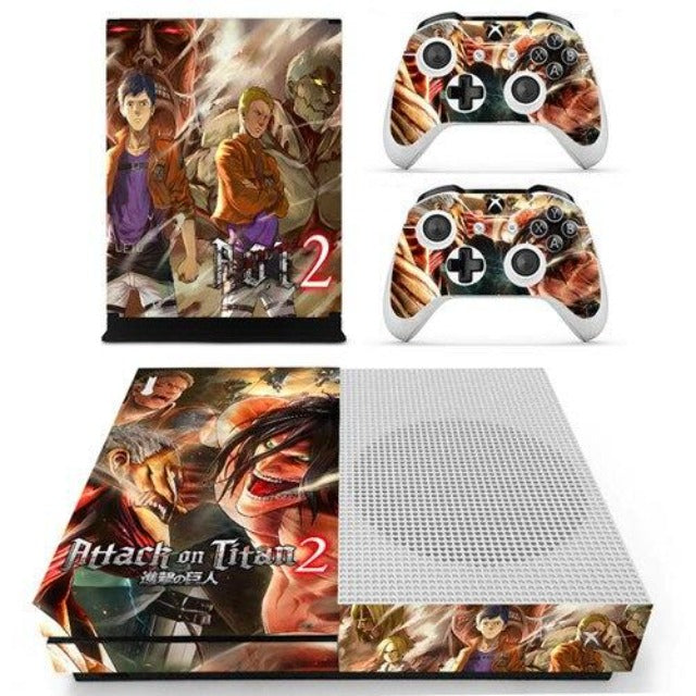 Adesivo Xbox Primeval Titans Attacco su Titano