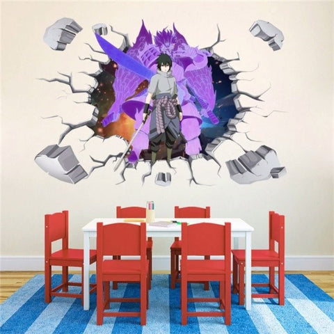 Sticker mural Sasuke Uchiwa