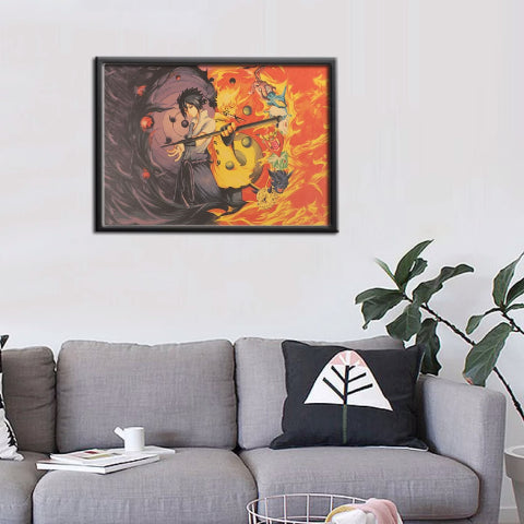 Naruto vs Sasuke Poster