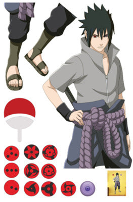 Pack de stickers Sasuke Uchiwa