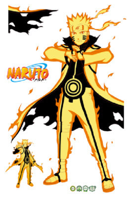 Naruto Uzumaki-Aufkleberpaket