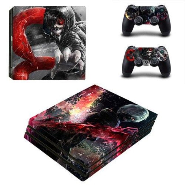 Sticker PS4 Ken Kaneki Kagune Tokyo Ghoul Autocollant Playstation Console &amp; Manette