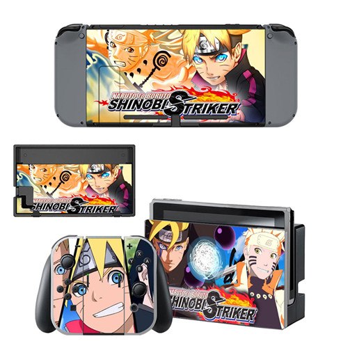 Adesivo per Nintendo Switch Adesivo per console e controller Naruto "Boruto".