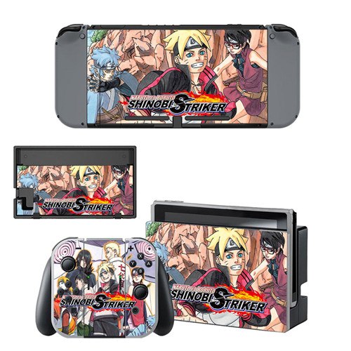 Nintendo Switch Aufkleber „Boruto Trio“ Naruto Konsole &amp;amp; Controller Aufkleber