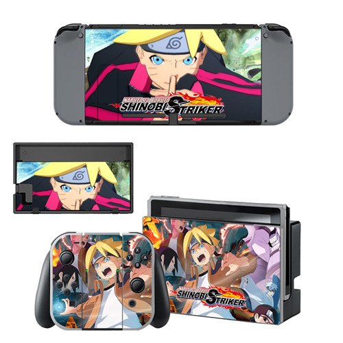 Sticker Nintendo Switch "Boruto ShinobiStriker" Naruto Autocollant Console & Manette