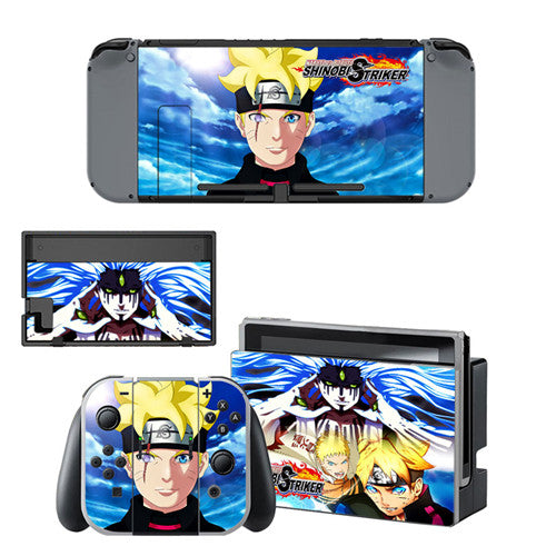 Adesivo per Nintendo Switch Adesivo per console e controller Naruto "Boruto Adolescent".