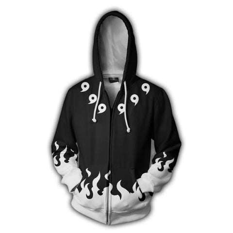 Sweat Naruto Chakra Kyubi Noir