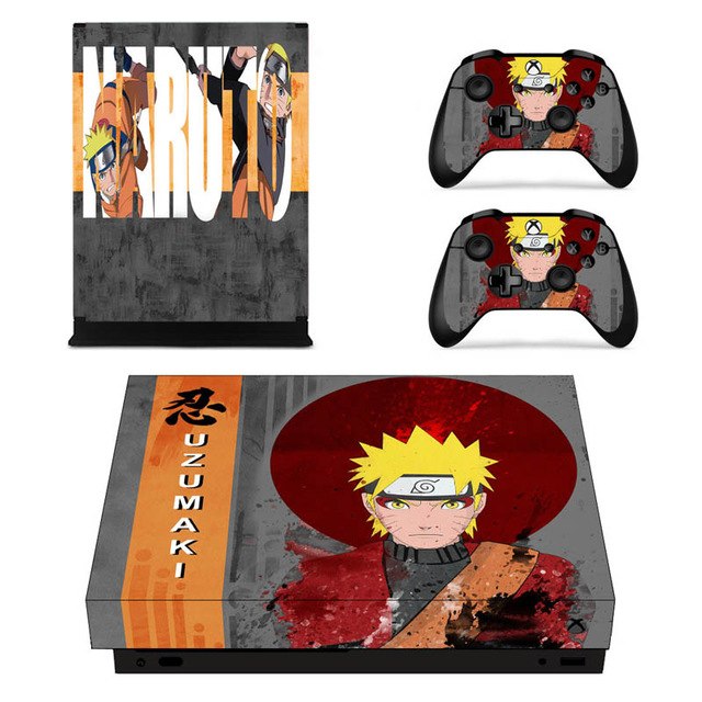 Sticker xbox one x Naruto Uzumaki