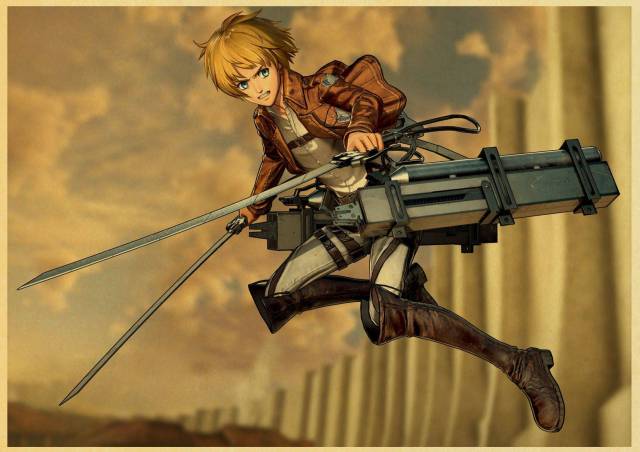 Poster Armin Arlelt Attaque des Titans
