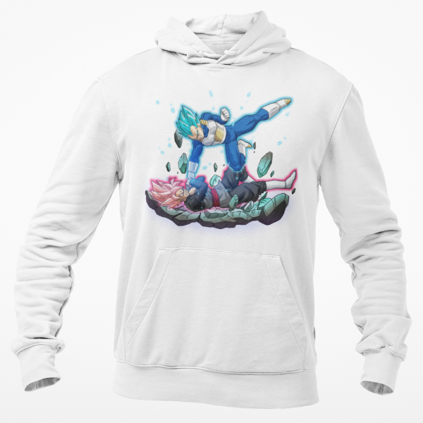 Sweat Vegeta vs Rosé Manga Dragon Ball Z blanc